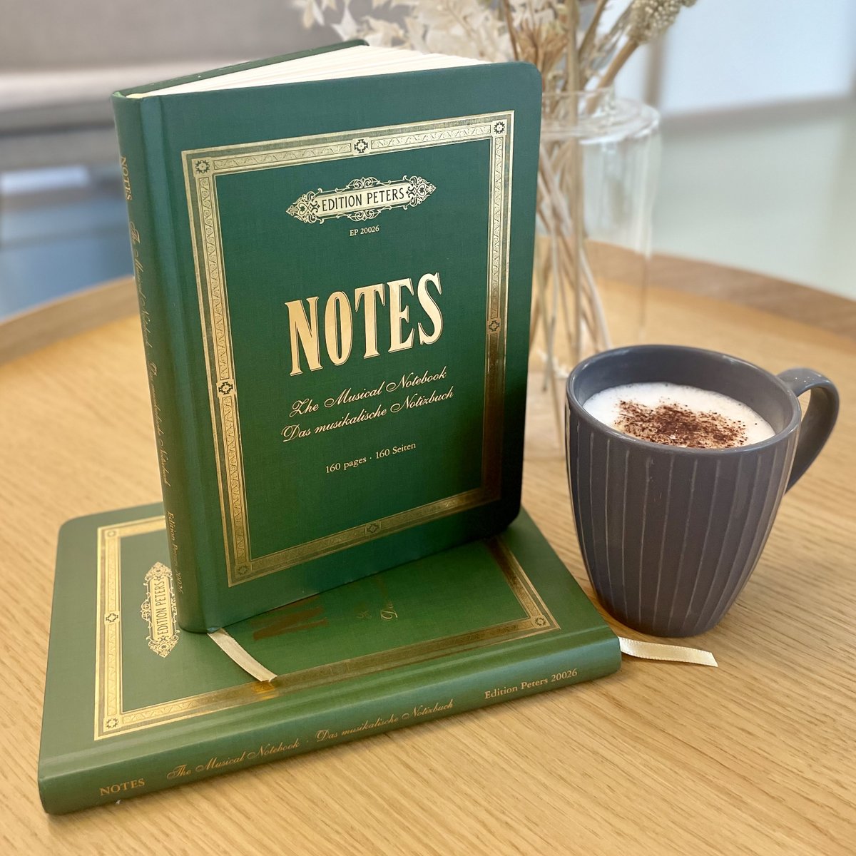 peters_edition's tweet photo. Just released: The Edition Peters Musical Notebook! 🎶📝

Capture your inspirations and ideas in style with our new musical notebook, showcasing the classic Edition Peters design and elegant gold finishing.

https://t.co/s9gcr8YeWl https://t.co/90yOBoNx77