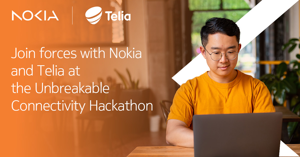 nokianetworks's tweet image. Nokia and Telia are excited to present the Unbreakable Connectivity Hackathon from 28-30 Nov at Nokia Headquarters in Espoo.  Join us as we shape the future of connectivity! 
nokia.ly/4fiGWHK
 #NetworkasCode #NetworkAPIs