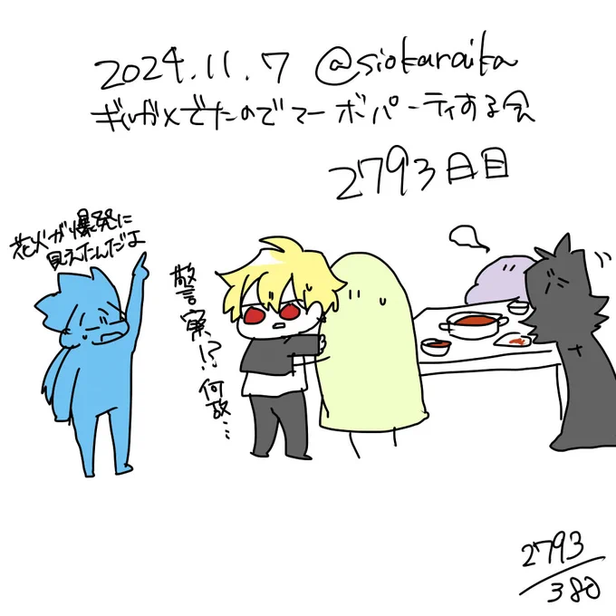 麻婆祝い2793日目 