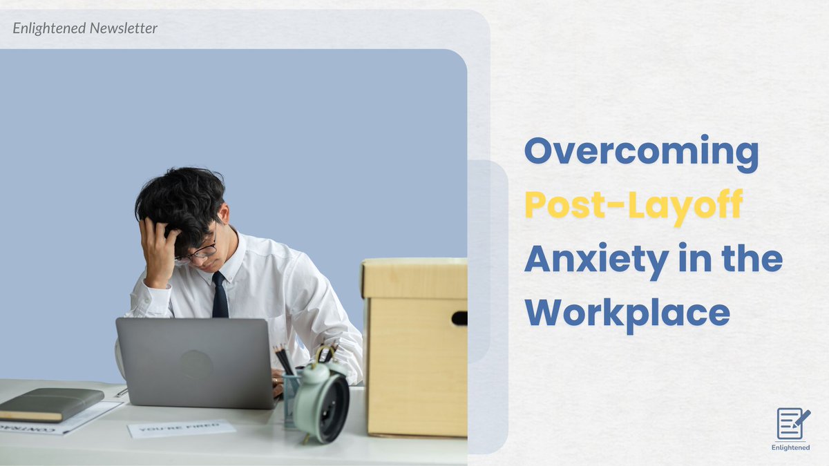 Enlightenedlcs's tweet image. New job after a layoff? Congrats—and welcome to the club of ‘Is this job stable, though?’ Here’s your guide to shaking off post-layoff anxiety and staying focused on your fresh start.

Read here: linkedin.com/pulse/overcomi…

#Layoff #anxiey #careers #jobsearch #job #opentowork
