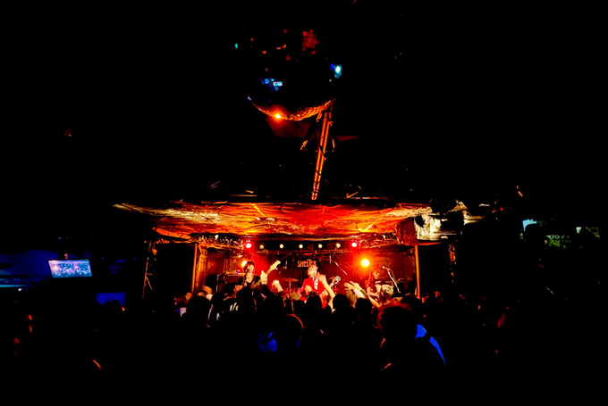 On stage media image