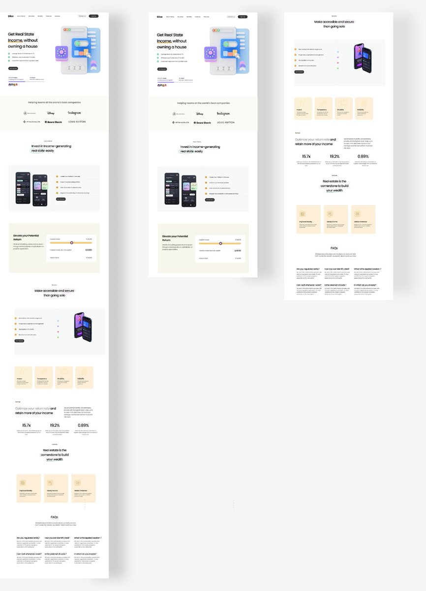 I'm creating websites to enhance my skills as a UI/UX designer. I believe in the importance of practice and research. I'm committed to giving my best to create excellent designs, but I appreciate your feedback and suggestions. This will help me learn and improve my design skills.