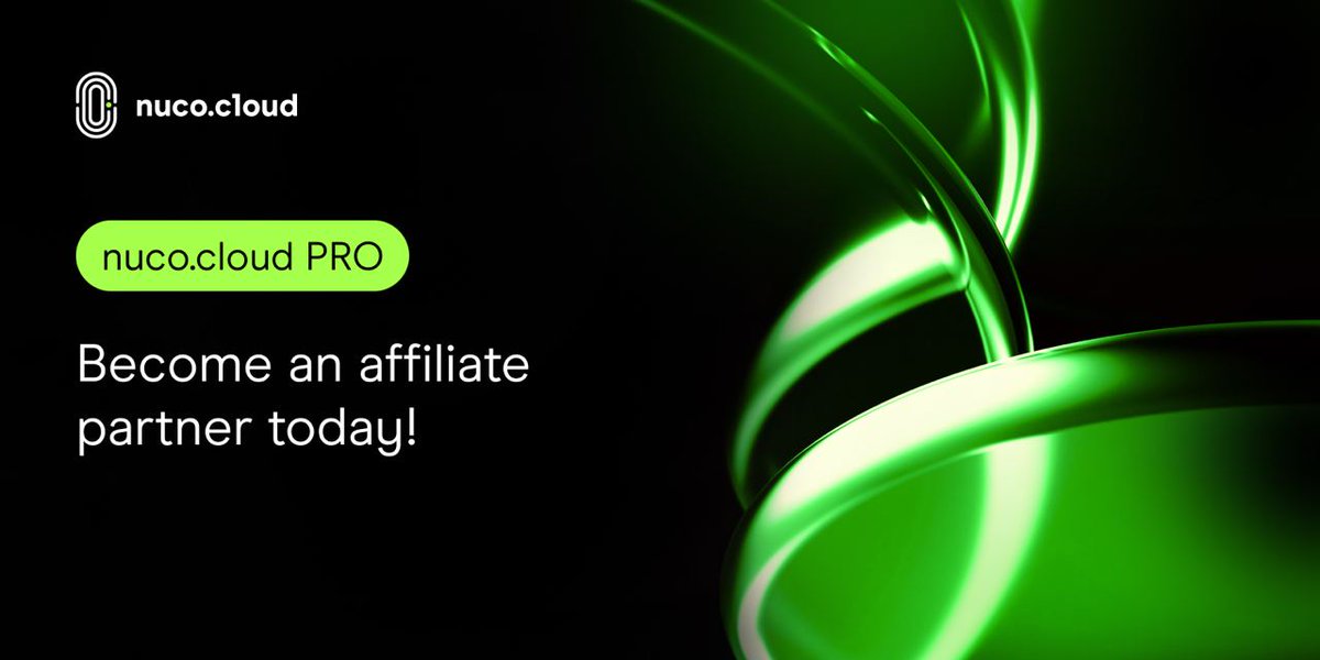 nucocloud's tweet photo. @nucocloud is thrilled to introduce our Affiliates Program, designed to reward our community with a 5% lifetime revenue share on every client referred to our PRO platform.

Quarterly payouts will be made in $NCDT tokens, seamlessly connecting token utility with the platform's growth. 

Weekly updates on further $NCDT utility advancements are on the way:  stay tuned for more!