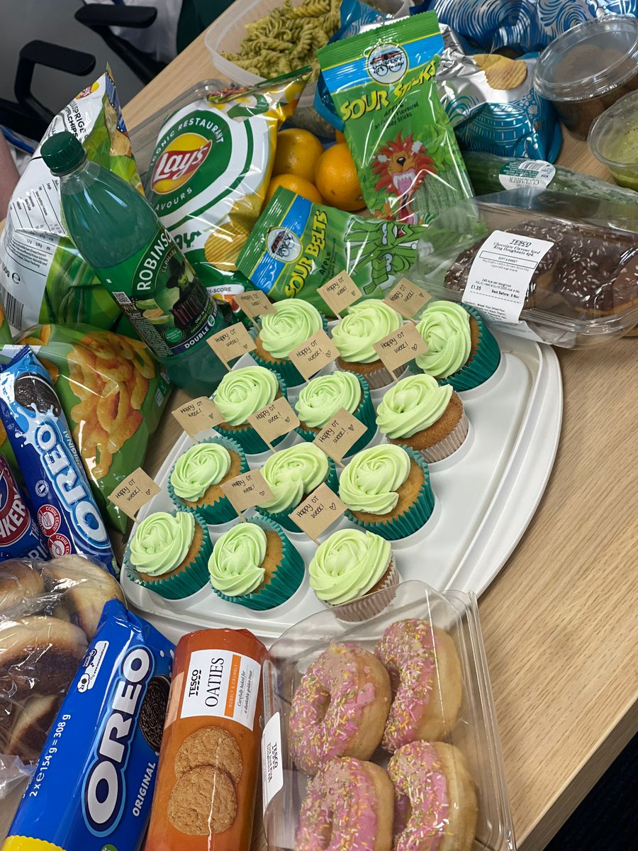 BCF Therapy Services (@bcftherapyteam) on Twitter photo 💚🤍 Celebrating OT week with a lunch all things starting with 'O' or 'T' (or just green!). Happy OT week!! <a href="/theRCOT/">Royal College of Occupational Therapists</a> <a href="/RoyalFreeNHS/">Royal Free London</a> <a href="/Ali__Rhodes/">Ali Rhodes</a> <a href="/SteadBarbara/">Barbara Stead 💙</a> 💚🤍 💚🤍 Celebrating OT week with a lunch all things starting with 'O' or 'T' (or just green!). Happy OT week!! <a href="/theRCOT/">Royal College of Occupational Therapists</a> <a href="/RoyalFreeNHS/">Royal Free London</a> <a href="/Ali__Rhodes/">Ali Rhodes</a> <a href="/SteadBarbara/">Barbara Stead 💙</a> 💚🤍