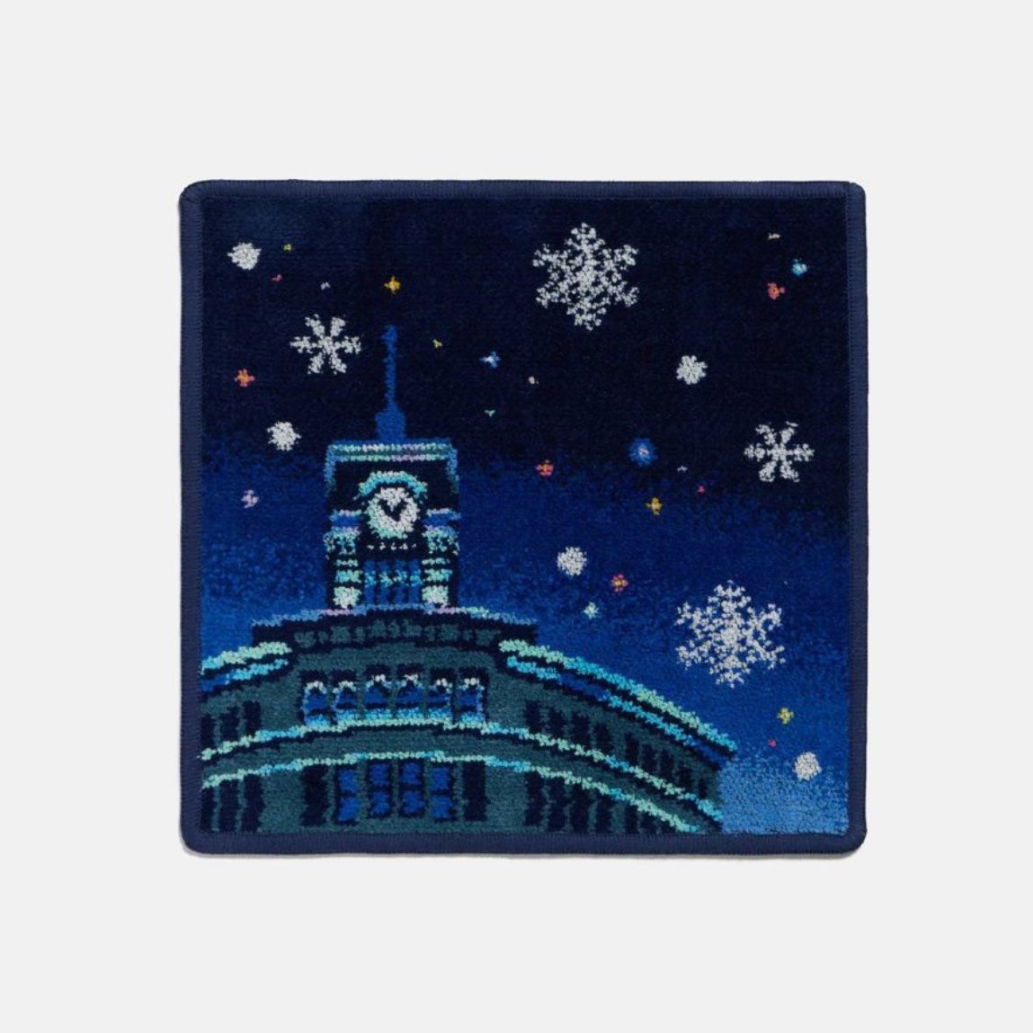 FEILER ×和光 雪の結晶と時計塔 タオルハンカチ フェイラー FEILER