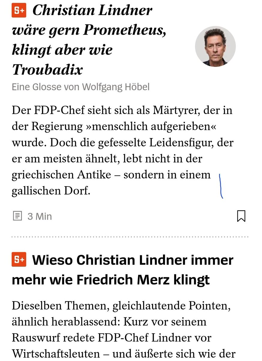 Merz also Troubadix?