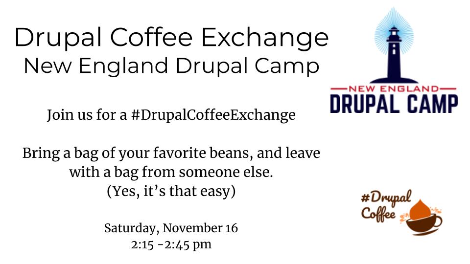 Drupal Coffee Exchange tweet media
