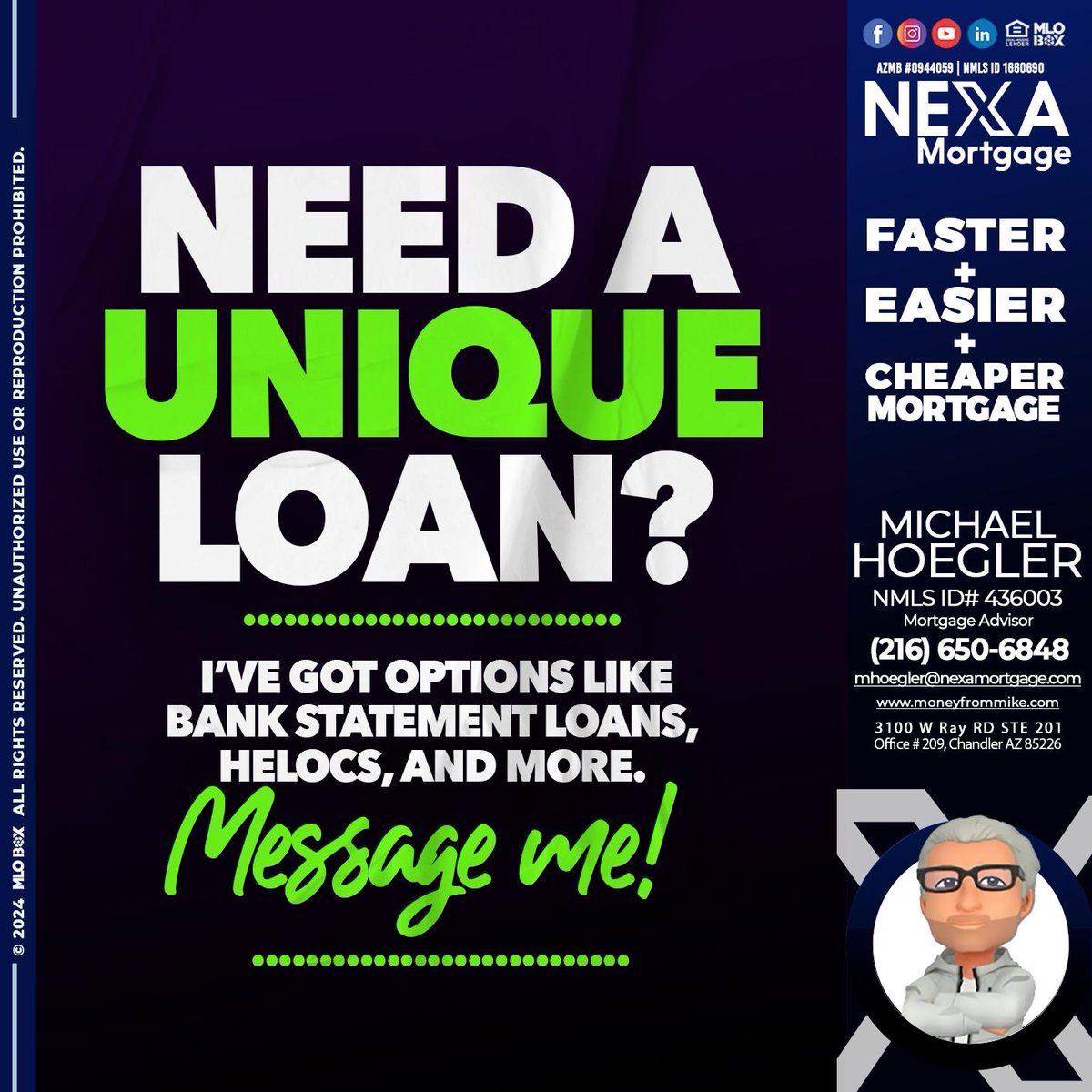 MichaelHoegler's tweet photo. Did your bank say no? 
Credit Score an issue? 
I have options!!!  
#moneyfrommike.com https://t.co/1AgWyiDUfU