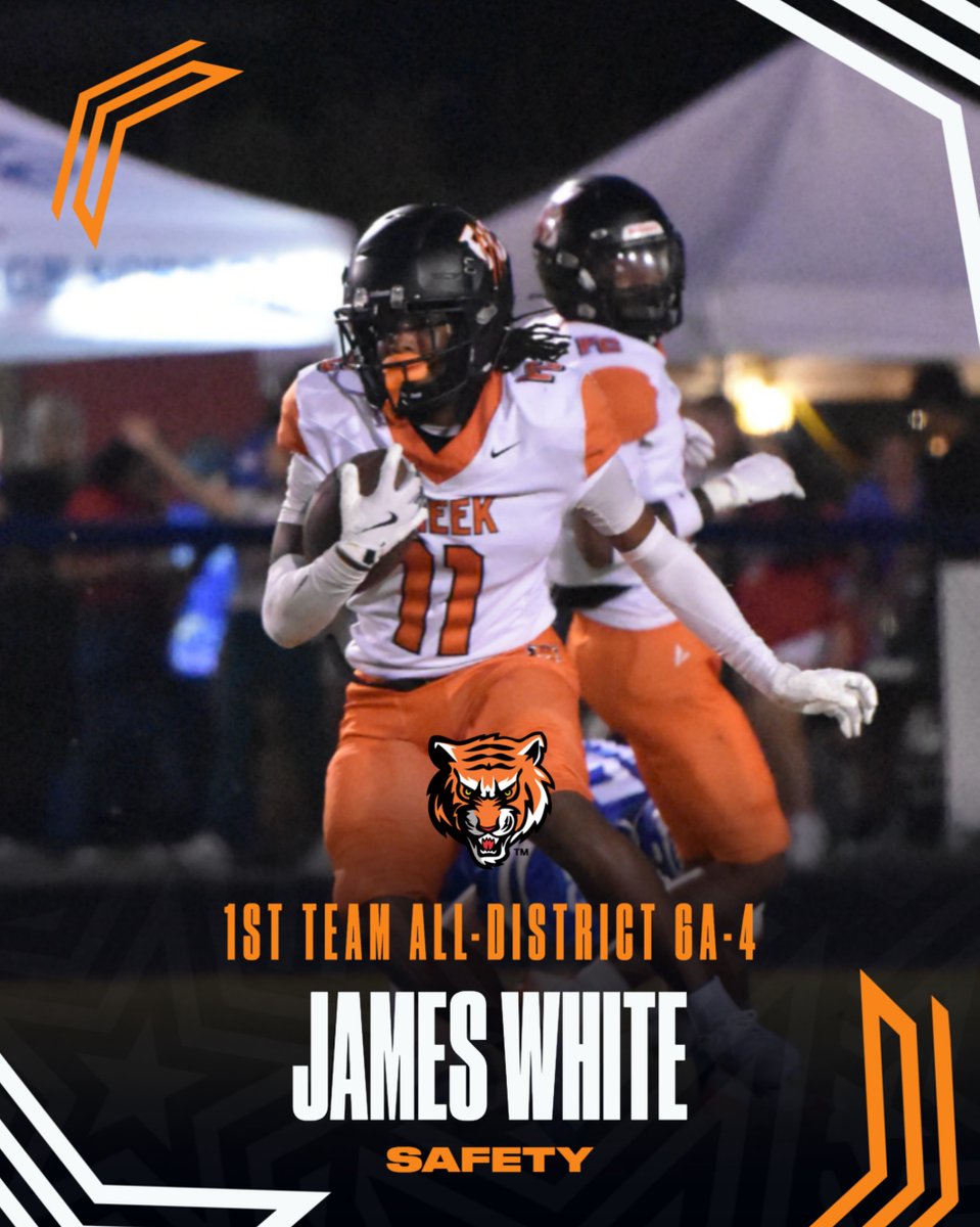 Congrats to James White, JR DB for being voted GLFCA 1st Team All-District 6A-D4!
@JamesWhite11_