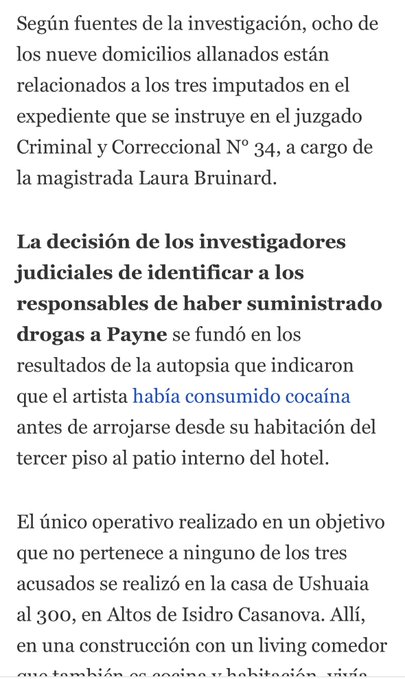 tommoallalong's tweet photo. ROGELIO (ROGER) NORES IMPUTADOEN LA CAUSA DE LIAM POR ABANDONO DE PERSONA   

TAMBIÉN IMPUTADOS DOS EMPLEADOS DEL HOTEL POR SUMINISTRO DE DROGAS  

- hubo allanamientos el martes   (Abro hilo) https://t.co/44I6LtKfcW
