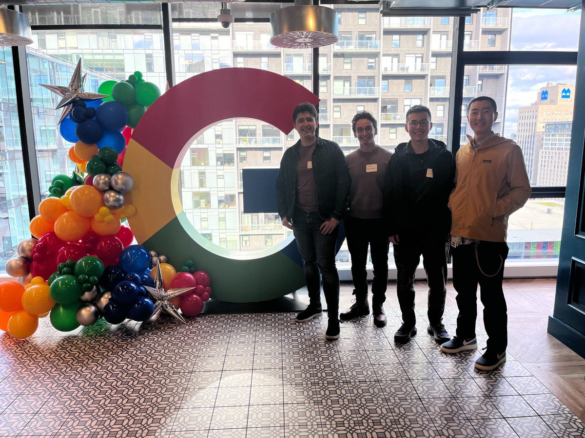 manifest__ai's tweet image. Had a great time talking Power Attention with the amazing folks at @GoogleDeepMind Montreal. Thanks @pcastr, Adrien, and Zhitao for hosting us!