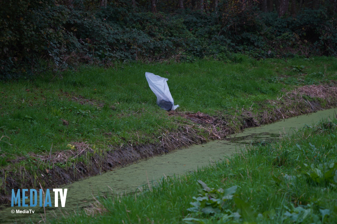 Lekkend vat met vermoedelijk drugsafval aangetroffen langs Rottebandreef