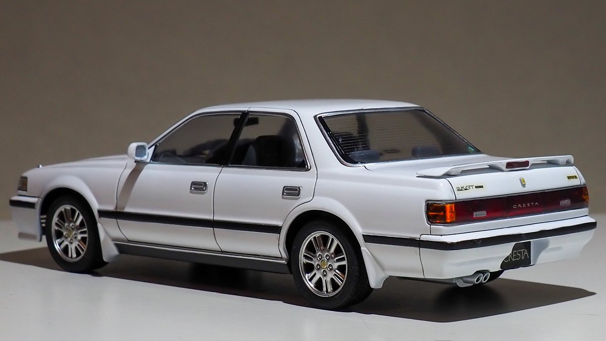 フジミ 1/24 トヨタ クレスタ 2.5GTツインターボ 完成です 