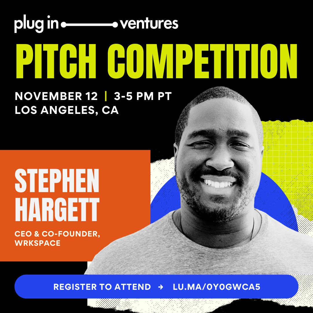 Meet wrkspace! A game-changer in the co-working industry ready to pitch at the Plug In Ventures Pitch Competition on November 12th! RSVP to learn more about their technology and show your support! 

Register today: lnkd.in/eBwyAAaW