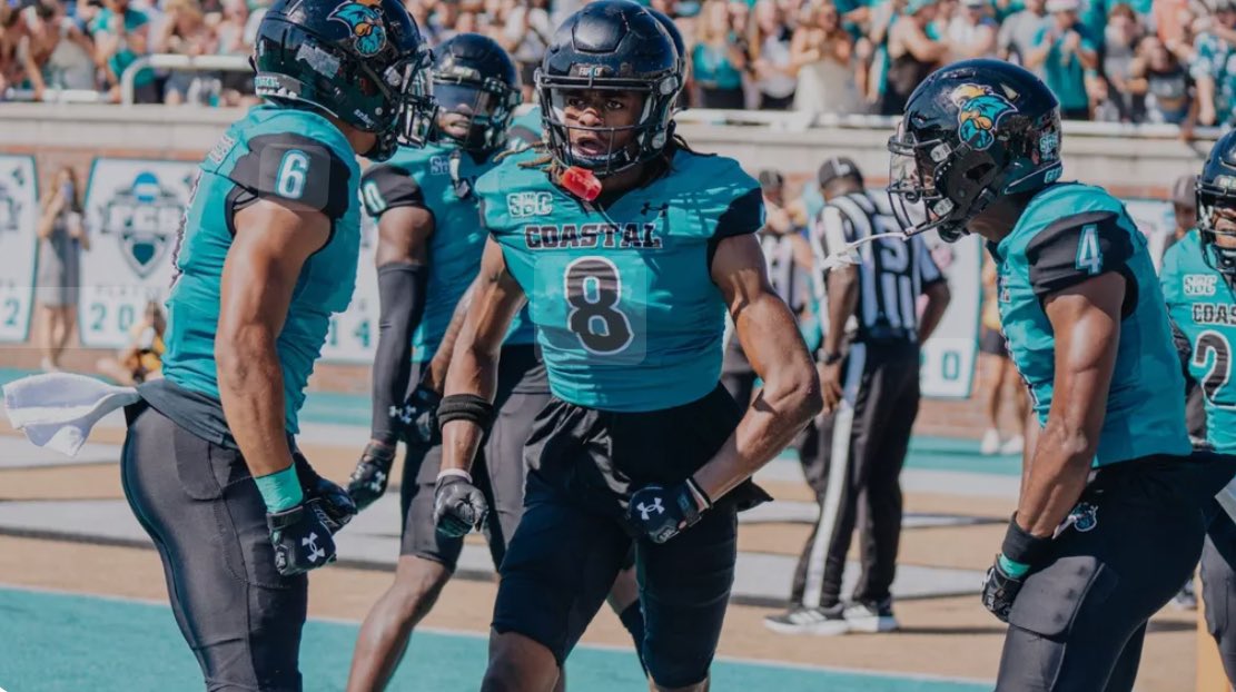 I will be <a href="/CoastalFootball/">Coastal Football</a> Today! 📍<a href="/BallAtTheBeach/">Coastal Football Recruiting</a> <a href="/CoachMattPearce/">Matt Pearce</a> <a href="/KyleWSteinhoff/">Kyle Steinhoff</a> <a href="/Coach_SJarvis/">Coach Shannon Jarvis</a> <a href="/CoachTurm88/">Devon Turman</a> <a href="/CoachDaniels06/">Coach D</a> <a href="/CoachParks84/">Coach Parks</a>