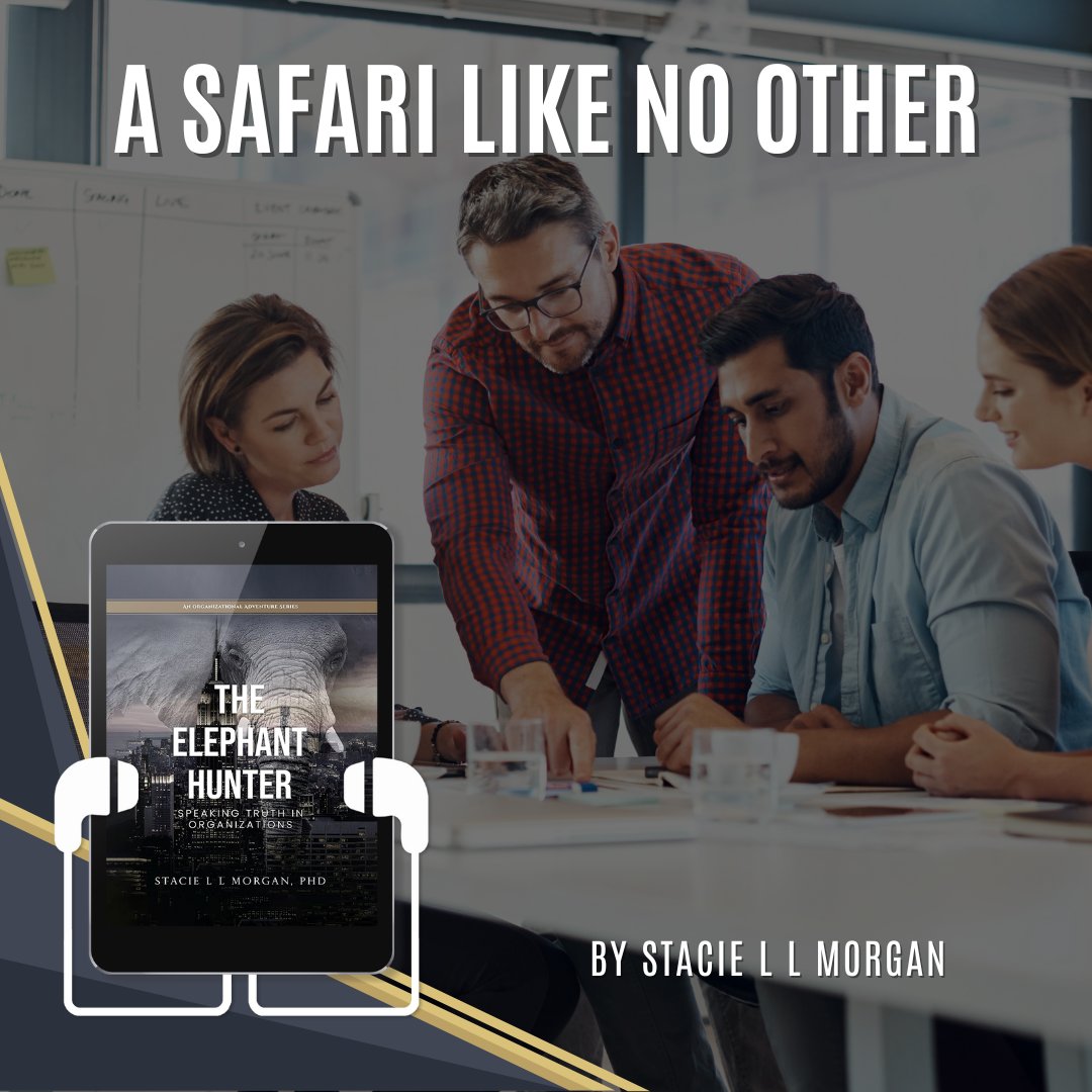StacieLLMorgan1's tweet photo. In The Elephant Hunter, you’ll join a thrilling ride-along on an organizational safari™.
Click Here To Find Out More On Our Website: https://t.co/eutu82Czs5
Grab the Audiobook Version Now: https://t.co/Jw3ypwDKrp
#TheElephantHunter #StacieLLMorgan #Leadership #Management https://t.co/0vs7jibFz3