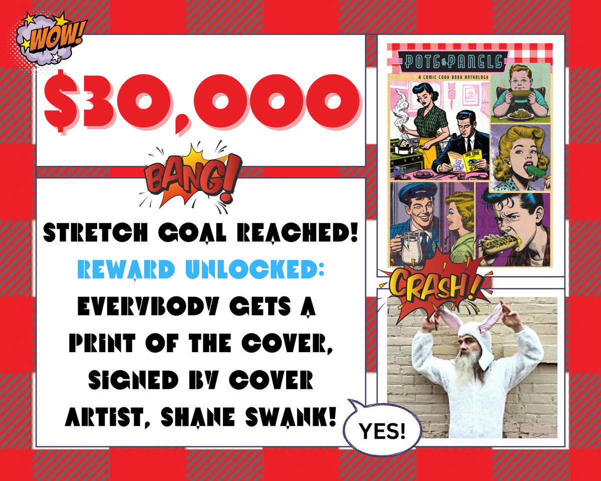 Chuck Satterlee just wants to make comics. (@comicschuck) on Twitter photo Dropping the 30K goal to 29K
We get to 29K, everybody gets a signed print of the cover by Shane!
kickstarter.com/projects/monst…
<a href="/potsandpanels/">Pots and Panels</a> Dropping the 30K goal to 29K
We get to 29K, everybody gets a signed print of the cover by Shane!
kickstarter.com/projects/monst…
<a href="/potsandpanels/">Pots and Panels</a>