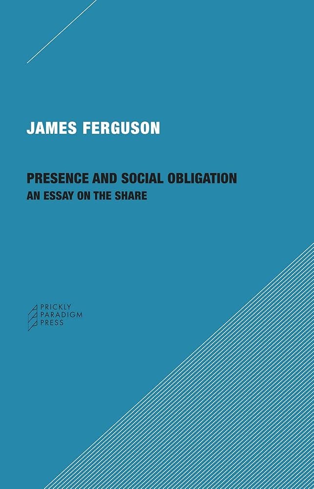 Annales. Histoire, Sciences Sociales (@annaleshss) on Twitter photo 📢James Ferguson, Presence and Social Obligation: An Essay on the #Share, Chicago, Prickly Paradigm Press, 2021, 85 p.
Un compte rendu de Nicolas Duvoux (<a href="/NDuvoux/">Nicolas Duvoux</a> <a href="/UnivParis8/">Université Paris 8</a> <a href="/PSSP_Lab/">PSSP</a>) à lire dans les <a href="/AnnalesHss/">Annales. Histoire, Sciences Sociales</a> 👇
cambridge.org/core/journals/… 📢James Ferguson, Presence and Social Obligation: An Essay on the #Share, Chicago, Prickly Paradigm Press, 2021, 85 p.
Un compte rendu de Nicolas Duvoux (<a href="/NDuvoux/">Nicolas Duvoux</a> <a href="/UnivParis8/">Université Paris 8</a> <a href="/PSSP_Lab/">PSSP</a>) à lire dans les <a href="/AnnalesHss/">Annales. Histoire, Sciences Sociales</a> 👇
cambridge.org/core/journals/…