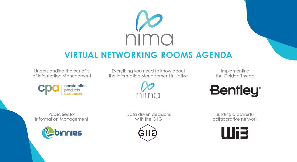 Have you visited our Virtual Networking Rooms yet today? The core theme for #nimaAutumnVirtualConference2024 is the #InformationManagementInitiative. This is driving the content both on and off the Main Stage. It's time to start your own IMI conversation: 
wearenima.im/events-calenda…