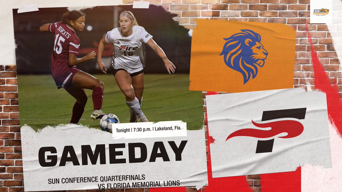 IT'S TOURNAMENT TIME!!

🆚 #5 Florida Memorial University
📍 Lakeland. Fla. | SEU Soccer Field
🔗 linktr.ee/seuwsoccer

#FuelTheFire🔥