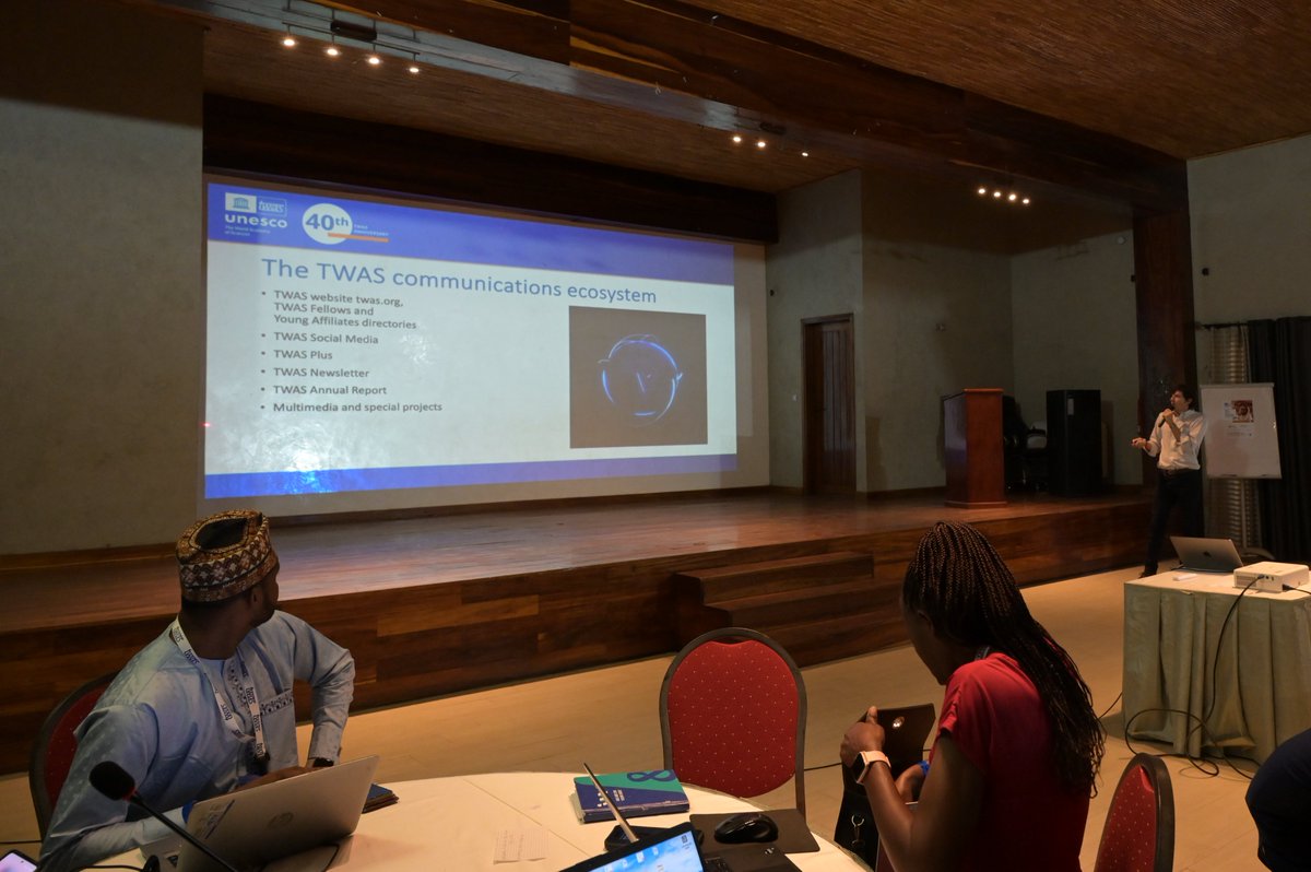 TWASnews's tweet image. #ScienceCommunication is a pivotal asset for researchers, and participants in the 2024 TWAS Skill Building Workshop are learning how to communicate about their research. The sessions include a hands-on session on photography and an overview of the TWAS Communications Ecosystem