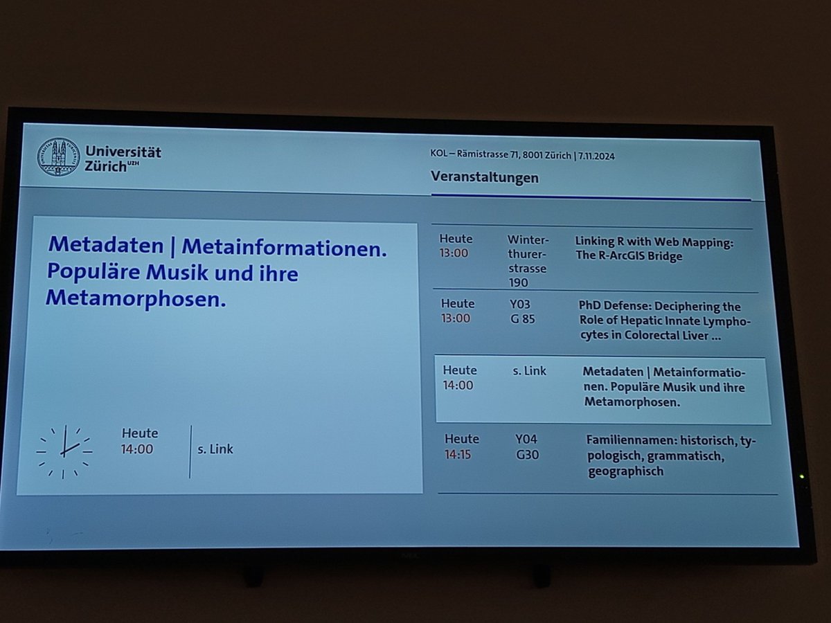 IASPM D-A-CH (@iaspm_dach) on Twitter photo 6. IASPM D-A-CH biennual conference "Metadaten | Metainformationen" is starting today at <a href="/UZH_ch/">Universität Zürich</a> 6. IASPM D-A-CH biennual conference "Metadaten | Metainformationen" is starting today at <a href="/UZH_ch/">Universität Zürich</a>