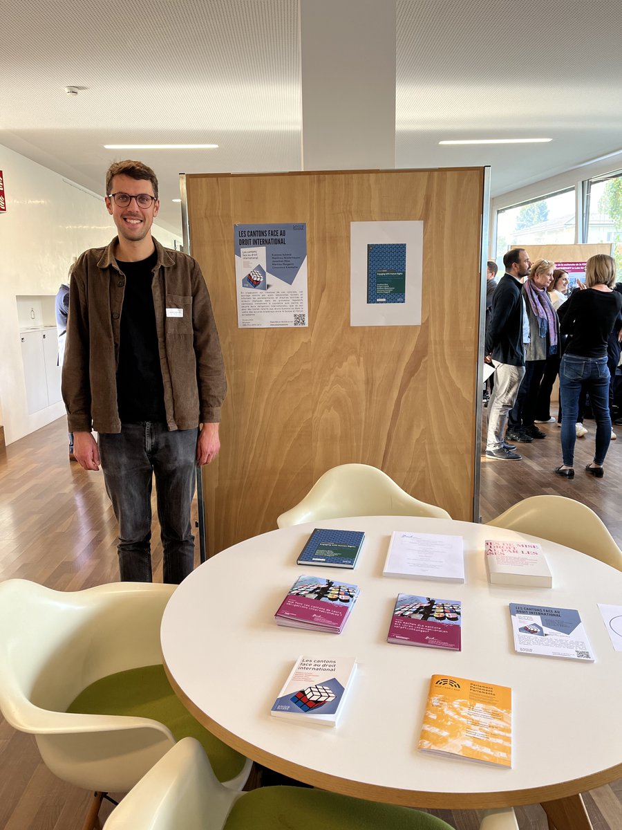As part of the <a href="/FDCA_UNIL/">FDCA UNIL (inactif)</a> 2024 Research Day on the theme "Communicating Research," I am pleased to present communication tools from our #ilspUNIL project on international law and the cantons in the <a href="/IDHEAP/">IDHEAP</a>  cafeteria this afternoon. Don't hesitate to come by if you're around!
