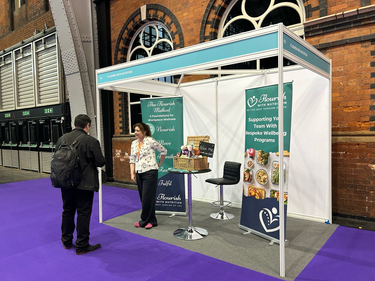 Come and say hi to Flourish with Nutrition on stand F8 in between insightful sessions!

#CIPDACE2024 #HR