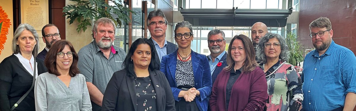 CAPE President Nate Prier was honoured to join other union presidents to meet UN Special Rapporteur <a href="/FranceskAlbs/">Francesca Albanese, UN Special Rapporteur oPt</a> to better understand the situation in occupied Palestinian territories. The labour movement must work urgently to end Canada's complicity w/ Israel's genocide in Gaza