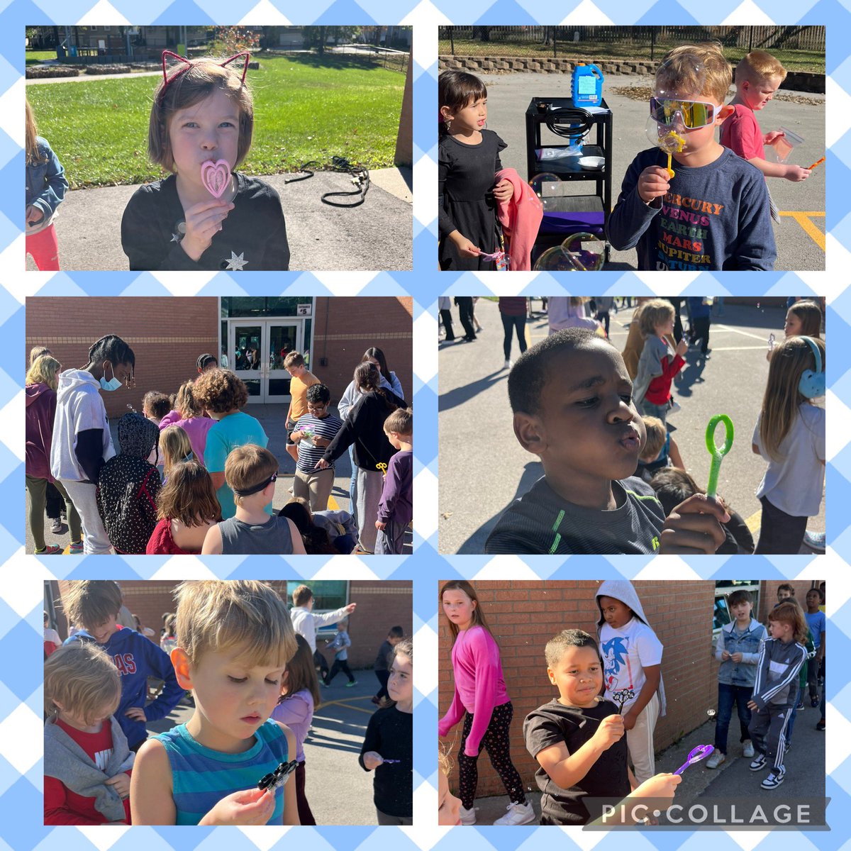 Tracy Overton (@tovertonteach) on Twitter photo More 1st graders partnered with our 6th graders for some bubble blowing! What makes it extra special is that the first graders made the bubble wands in Mrs. Morrison’s Makerspace with our 3D printer! <a href="/SunflowerSMSD/">Sunflower Elementary</a> @KalisRyan <a href="/theSMSD/">SM School District</a> More 1st graders partnered with our 6th graders for some bubble blowing! What makes it extra special is that the first graders made the bubble wands in Mrs. Morrison’s Makerspace with our 3D printer! <a href="/SunflowerSMSD/">Sunflower Elementary</a> @KalisRyan <a href="/theSMSD/">SM School District</a>