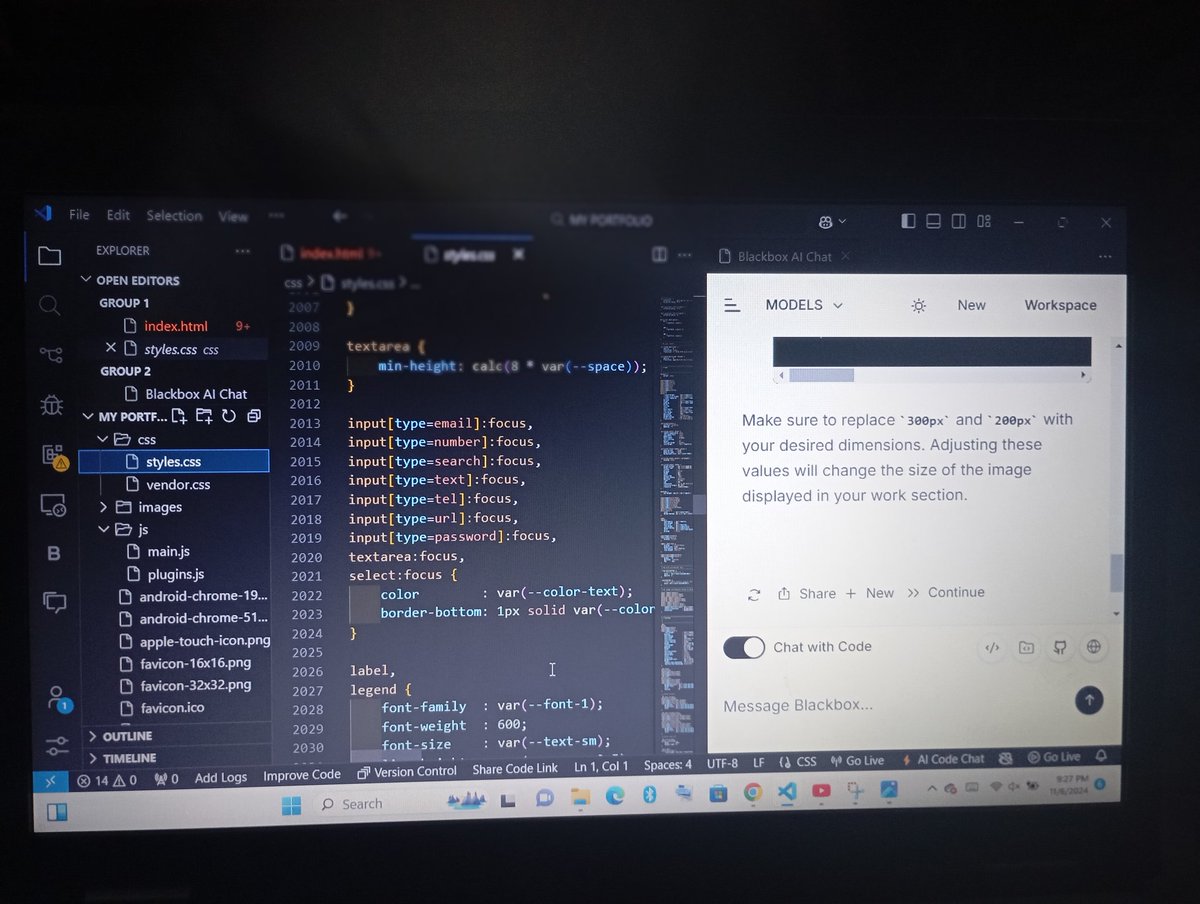Chinagorom_kelv's tweet image. Shoutout to @BlackboxAI for revolutionizing coding! Your tools make development a breeze. Thanks for making coding easier and more efficient! #BlackboxAI #CodingMadeEasy #GratitudeChallenge