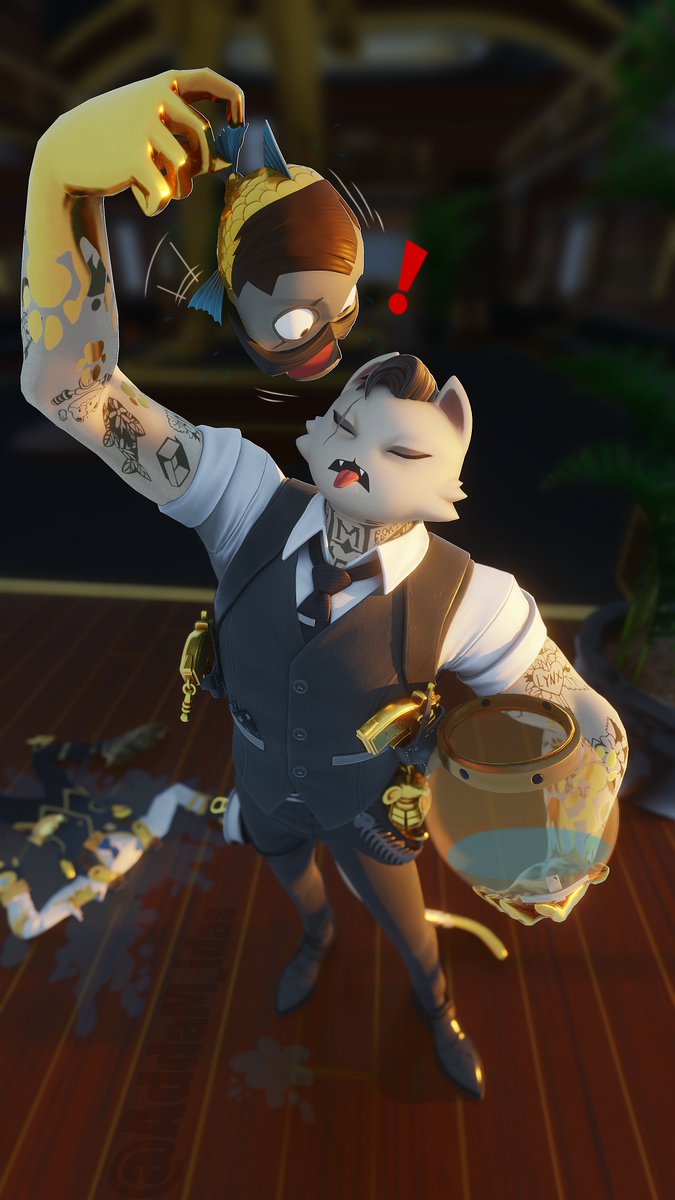 AddaM_idas's tweet photo. Impostor fish
He is just pretending to be a Midas snapshot, and he is doing a pretty good job, but not good enough to fool the feline eye
Don't worry, Agent Meowdas will take care of it
#FortniteArt #FortniteRemix #Meowdas #TheGoldFish https://t.co/GcLEGTmrkb