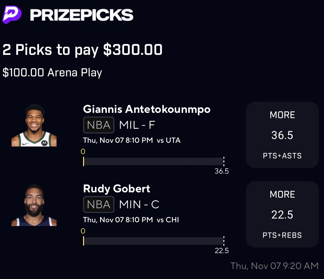 BreadmakerBets's tweet image. Ladder Day 2.5🪜 🍞 

50 -&amp;gt; 150$ ✅
100 -&amp;gt; 300$ ☑️🔙
200 -&amp;gt; 600$
400 -&amp;gt; 1200$
800 -&amp;gt; 2400$

No pushes to be had this time around 🙏 

#PrizePicks #NFL #potd #NBA #GamblingX #DFS