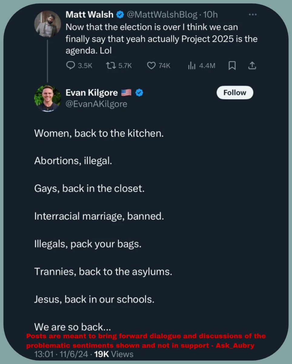 And the people who voted for him who thought, "Surely, not me, you mean those other people right?"