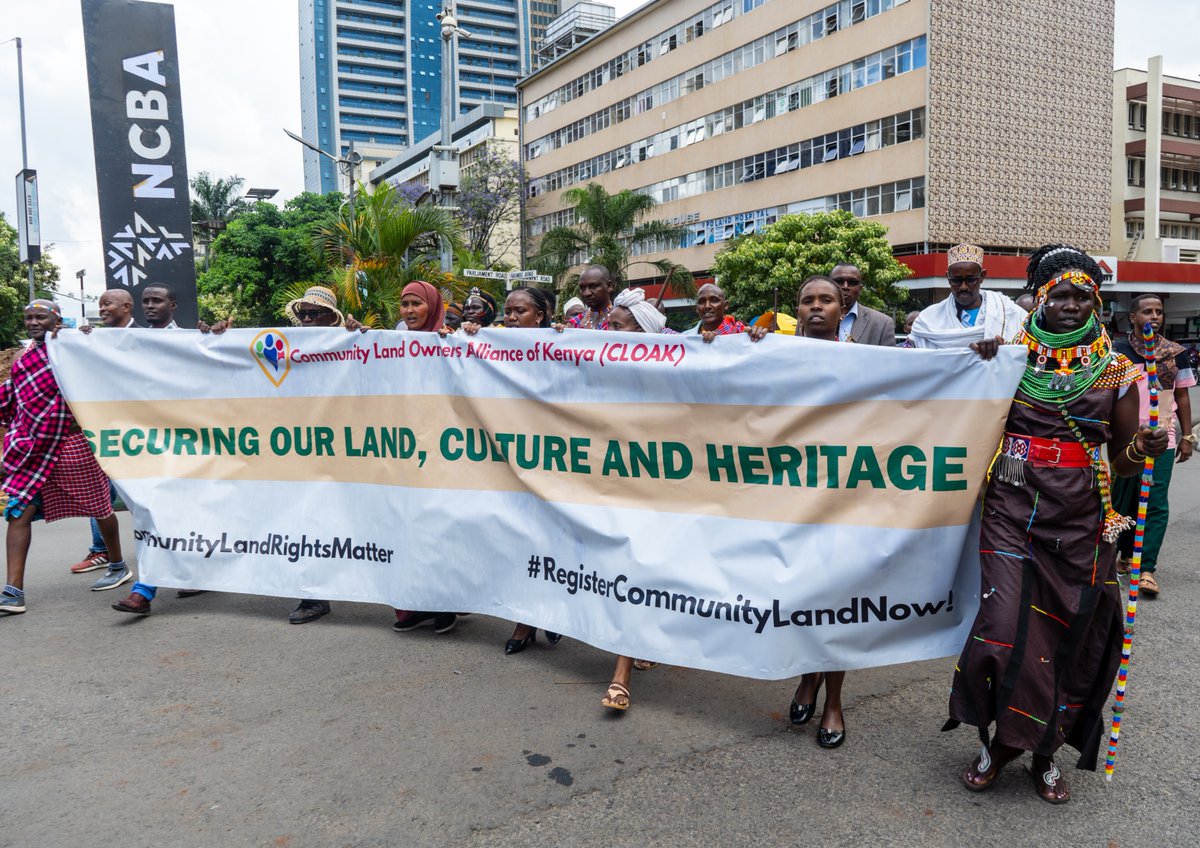 NamatiKenya's tweet photo. The Community Land Owners Association of Kenya (CLOAK), representing community land owners in 13 counties, today presented a petition to the @NAssemblyKE calling on parliament to address persistent delays &amp; challenges in registering community land, especially former trust lands. https://t.co/l3S1P2E9jI