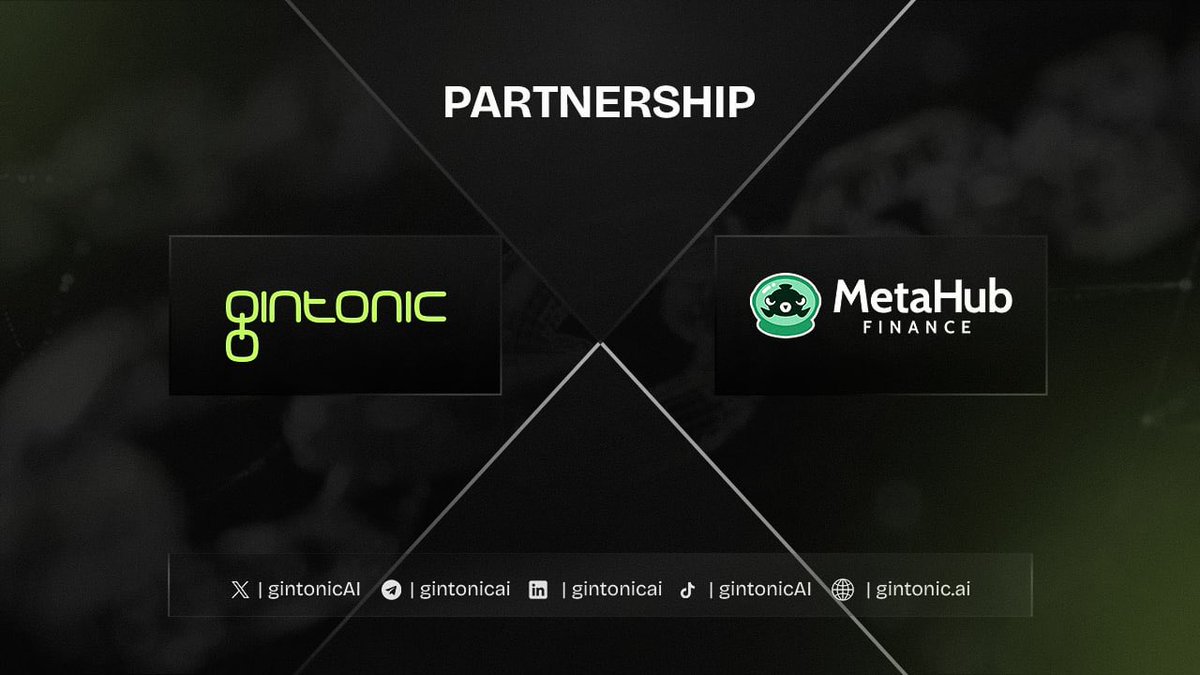 Digital_Diary1's tweet image. 🔗 Breaking boundaries! @GintonicAI is thrilled to partner with @MetaHubFinance to drive a bold, innovative approach to user growth and engagement! 

🤖 With #Gintonic, deploying decentralized AI models has never been easier. Effortlessly access ready-to-use APIs for top