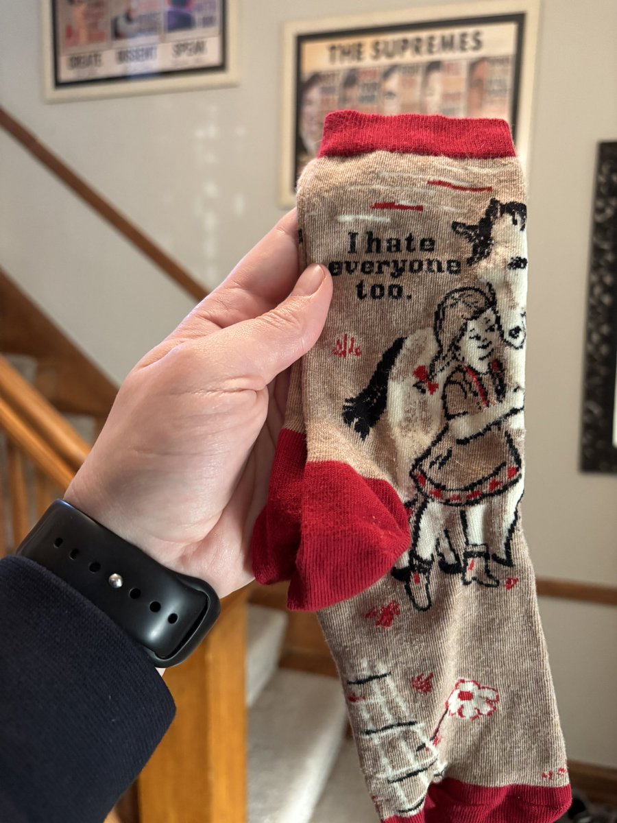 Sock mood today…

To be clear, I don’t really mean everyone…only ~51% of everyone

😔