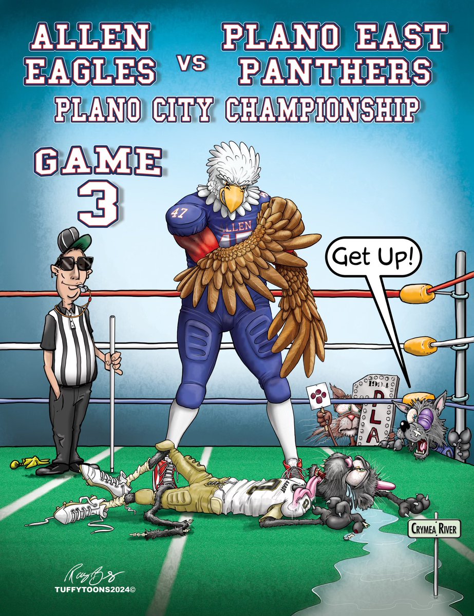 Mr Tuffytoon decided you needed a new pic for the final game!  🅰️🆙
<a href="/CoachLWig/">Lee Wiginton</a> <a href="/alleneaglesfb/">Allen Eagles Football ⭐️⭐️⭐️⭐️⭐️</a> <a href="/AllenEaglesTDC/">Allen Eagles Touchdown Club</a>