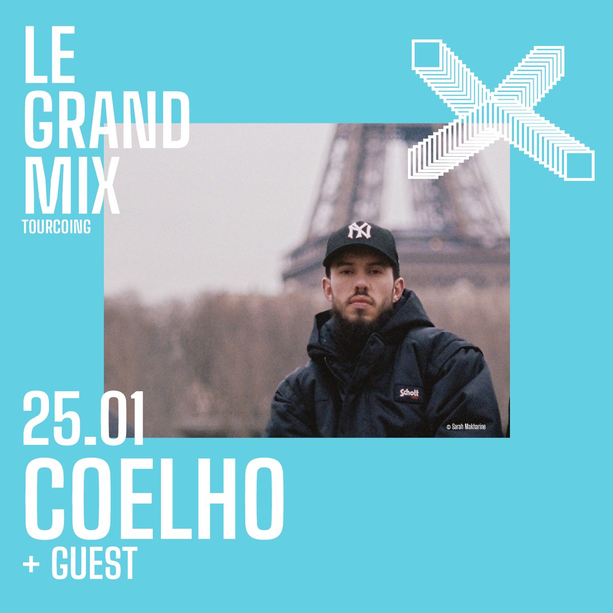 Annonce ------ 🙌
Coelho a marqué les esprits dans la saison 2 de « Nouvelle École ». il a depuis dévoilé son  projet « Le soleil ne s’éteint jamais » et sera au Grand Mix en janvier !
🎫 legrandmix.com/fr/agenda/coel…
🗓️ samedi 25 janvier 2025 à 20h
📍Le Grand Mix, Tourcoing