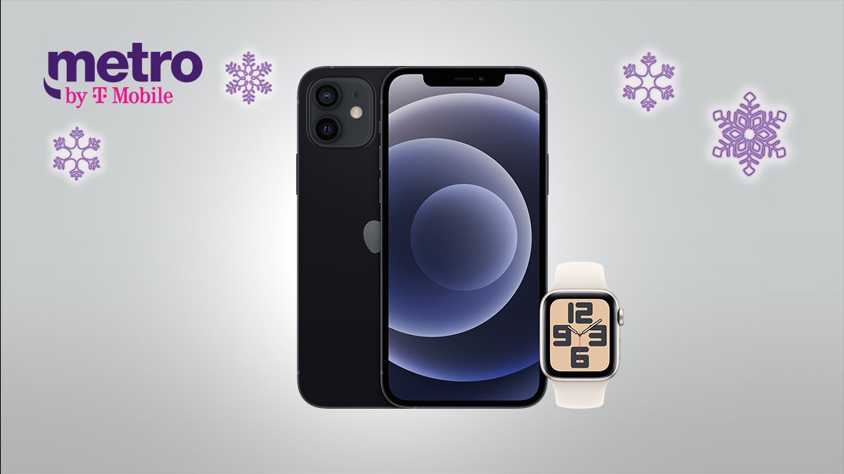T-Mobile Newsroom (@tmobilenews) on Twitter photo .<a href="/MetroByTMobile/">Metro by T-Mobile</a> Drops Holiday Deals — Get Apple Watch SE and iPhone 12 Together for Under $100
Apple Watch launches in Metro stores nationwide on Nov. 7 and to celebrate, customers can get Apple Watch SE for the best price in prepaid
t-mobile.com/news/offers/me… .<a href="/MetroByTMobile/">Metro by T-Mobile</a> Drops Holiday Deals — Get Apple Watch SE and iPhone 12 Together for Under $100
Apple Watch launches in Metro stores nationwide on Nov. 7 and to celebrate, customers can get Apple Watch SE for the best price in prepaid
t-mobile.com/news/offers/me…