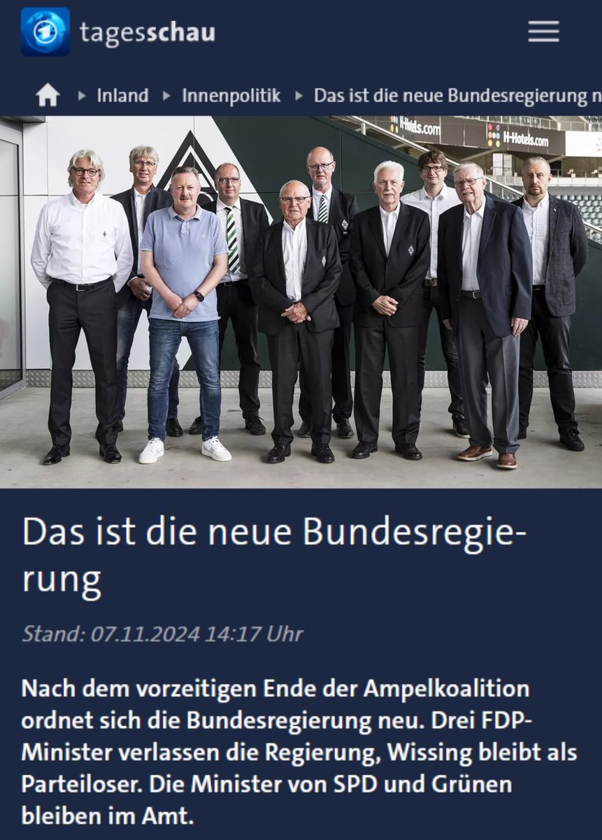 Ok, wir sind am Arsch
