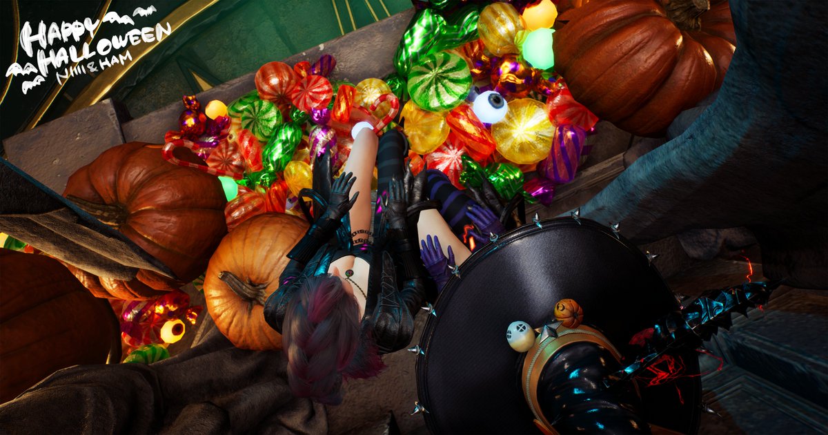 Lineage_fam93's tweet photo. 🎃
にーさんと全力ハロウィン楽しんできた👻✨

＃スロリバ https://t.co/HqWz0v1Mg7