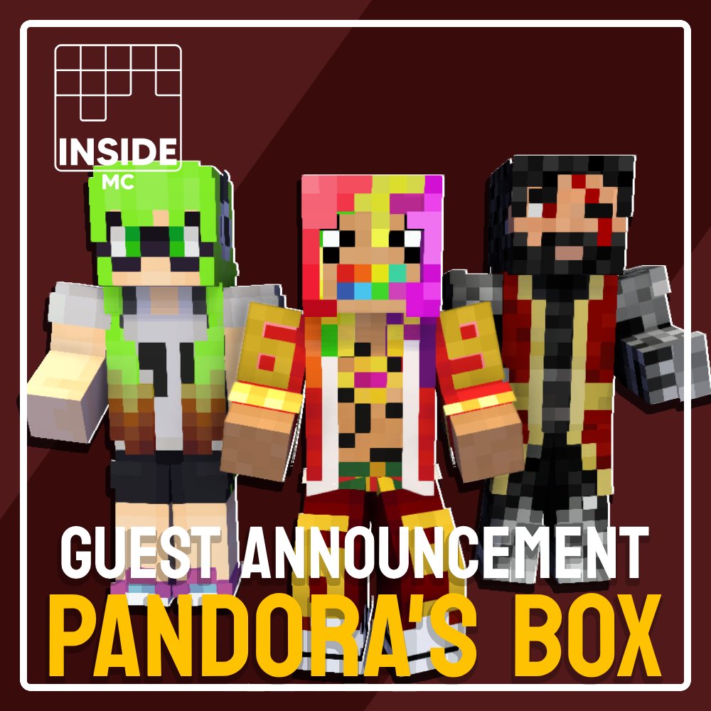 InsideMC (@insidemcstudios) on Twitter photo 🎙️ GUESTS ANNOUNCEMENT! 🎙️
On Sunday I'll be talking with <a href="/ColourB0lt/">Isaac</a>, <a href="/Dannypicacho/">Danny 🇲🇽</a> & <a href="/rizendor/">Kaelten Stuckey</a>! Some of the team behind <a href="/PandorasBoxMC/">Pandora's Box Event</a> to talk about the Dragon Pit special event!
Got any questions? Reply below and they may just get answered! 🎙️ GUESTS ANNOUNCEMENT! 🎙️
On Sunday I'll be talking with <a href="/ColourB0lt/">Isaac</a>, <a href="/Dannypicacho/">Danny 🇲🇽</a> & <a href="/rizendor/">Kaelten Stuckey</a>! Some of the team behind <a href="/PandorasBoxMC/">Pandora's Box Event</a> to talk about the Dragon Pit special event!
Got any questions? Reply below and they may just get answered!