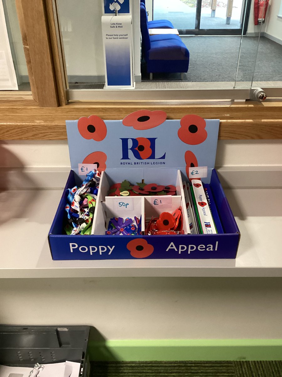 We are currently supporting the Royal British Legion Poppy Appeal. If any parents or visitors would like to join in our support for Remembrance then please ask in reception. All donations will be going on Monday 11th November.