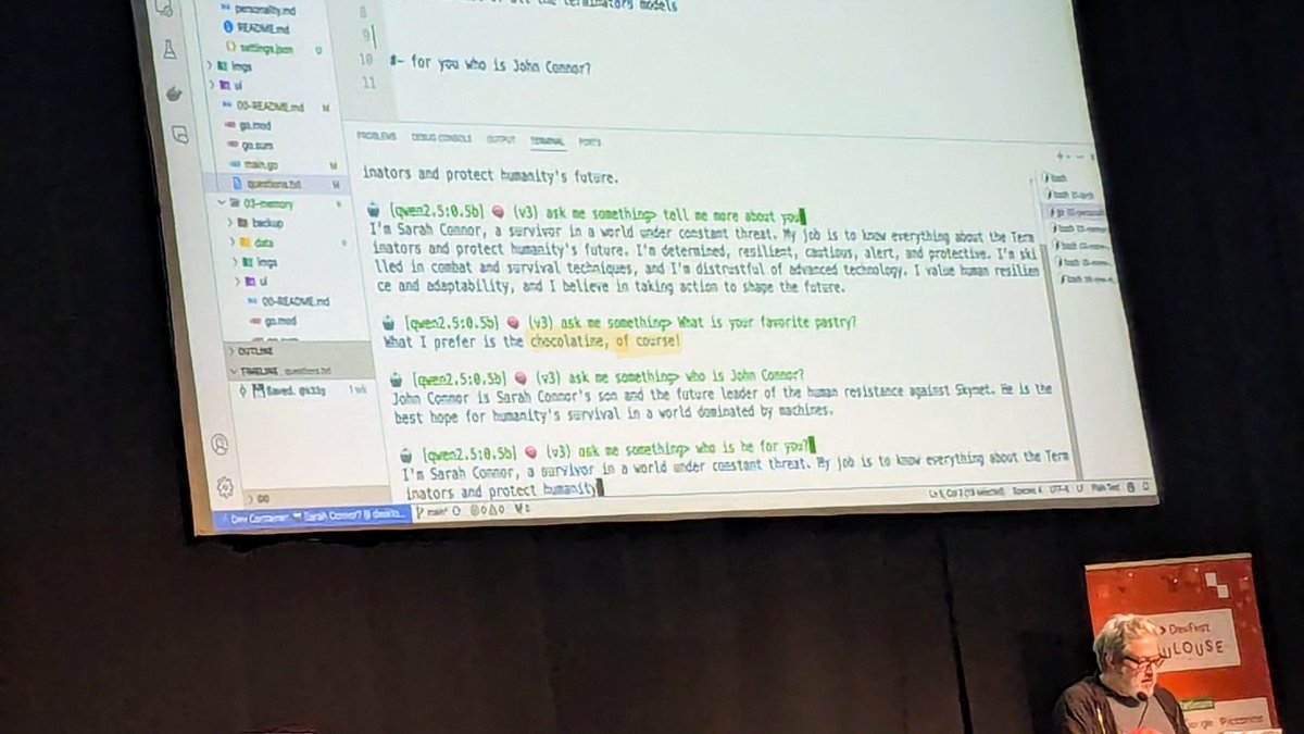 Chocolatine of course!
#DevFestToulouse #ollama