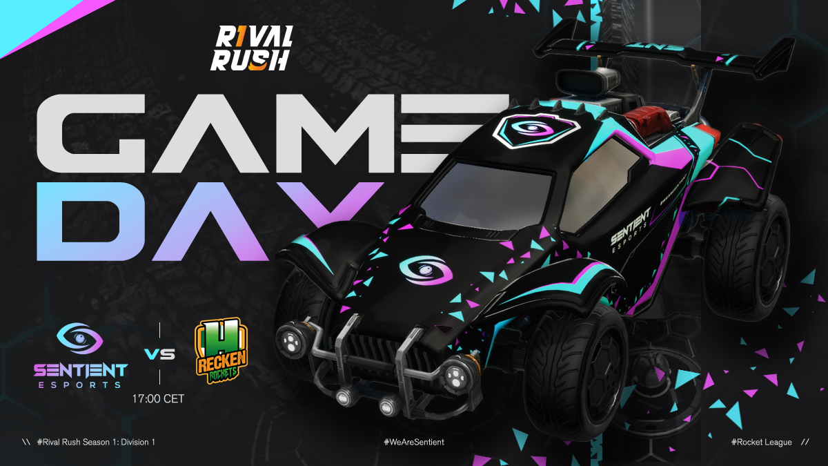 New week new matchday, let's see if we can get a streak going 💪

🆚 <a href="/reckenrockets_h/">DIE RECKEN</a> 
🕕 18:00 CET
📺 twitch.tv/rivalrushrl

🏎️ <a href="/Hartmann_RL/">Hartmann</a> 
🏎️ <a href="/LorisRaptor/">LorisRaptor</a> 
🏎️ <a href="/Matee10R/">Matee10</a> 

#WeAreSentient // #RocketLeague // <a href="/RivalRushRL/">Rival Rush</a>