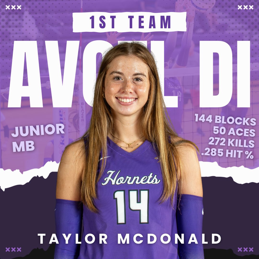 Congrats to Junior Taylor McDonald for being selected AVCTL DI 1st Team All League! We are so proud of you and all of your hard work!! Excited to still have one more year with you! 💜💪🏻 #vcvb #goalfish