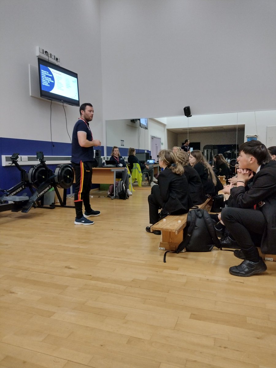 Some workshops for the year 10 sports studies group <a href="/_ICAcademy1/">Irlam & Cadishead Academy</a> this morning to tell them about the Find Your Greatness campaign with UK sport, helping young people discover their full potential