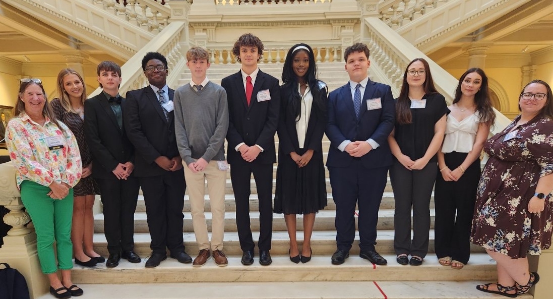 9 <a href="/SpaldingHigh/">Spalding High School</a> Students participated in the 80th Annual Georgia Youth Assembly which is a 3-day mock legislature in which students travel to the state Capitol to learn the ins and outs of the legislative process. Read More: 5il.co/30pkw
