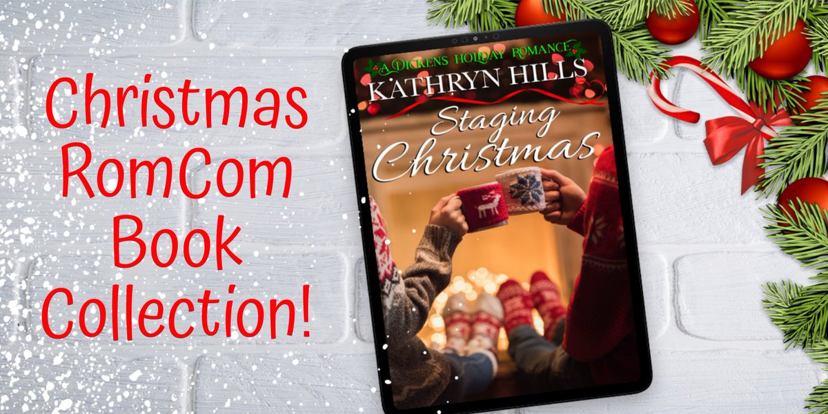 Christmas Rom Coms Book Collection - From sweet to a little spicy! Find your next favorite holiday romance book escape today! #holidayreading #RomCom #holidayromance #romancegems #bookcollection #weekendplans #holidayseason #thursdaymood #bookvacation books.bookfunnel.com/christmasromco…